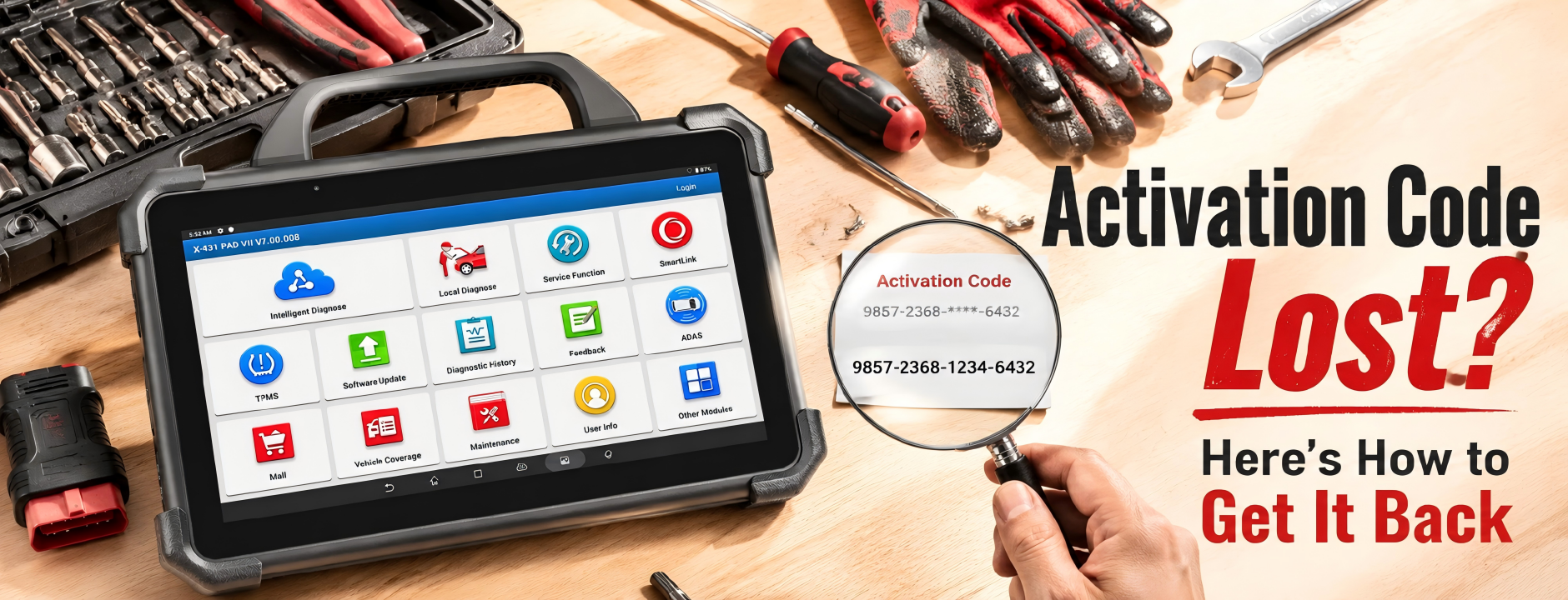 LAUNCH X431 Activation Code Lost: How to Recover It (Full Guide)