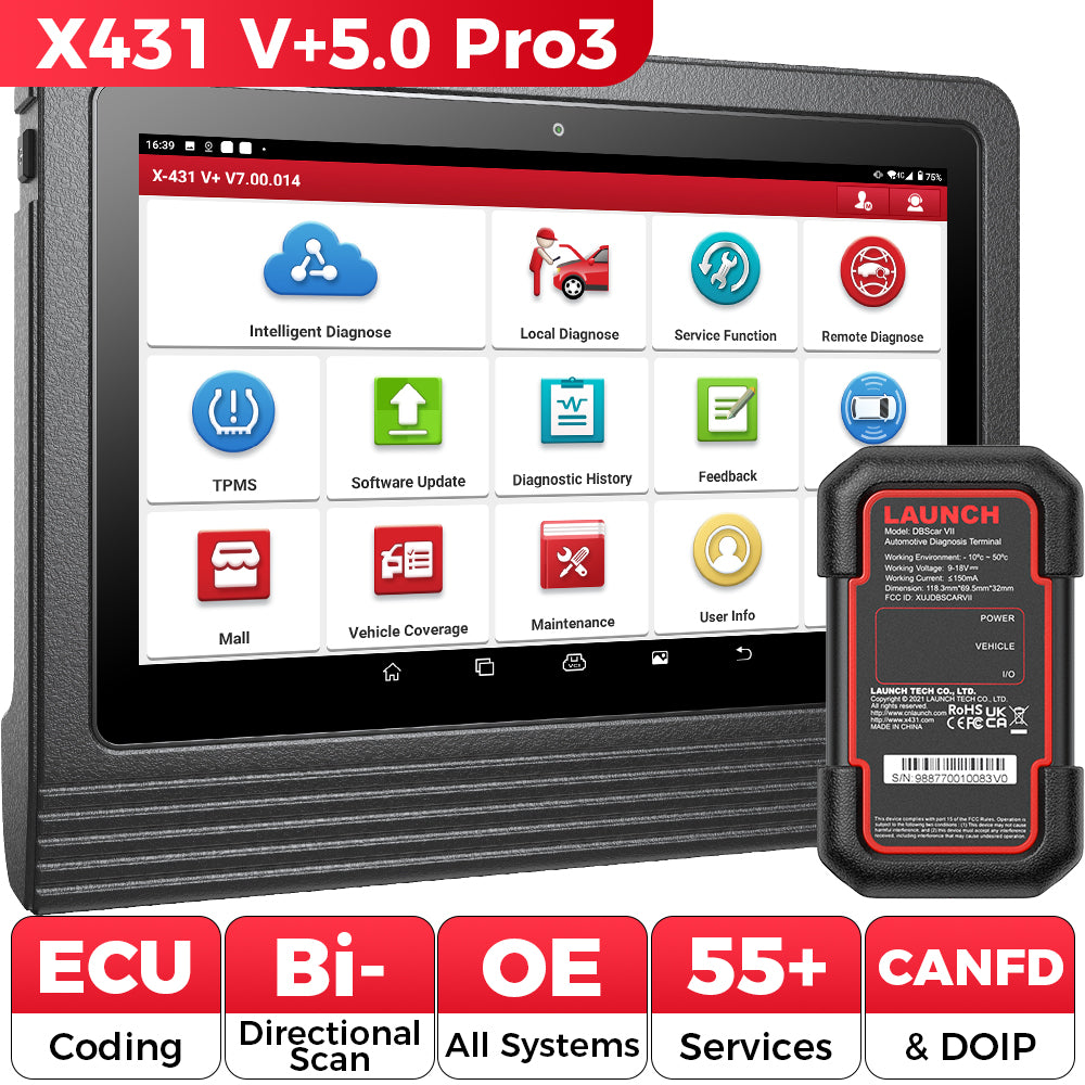 Launch X431 V+ 5.0 PRO3 Bidirectional OBD2 Diagnostic Scanner Secondary image