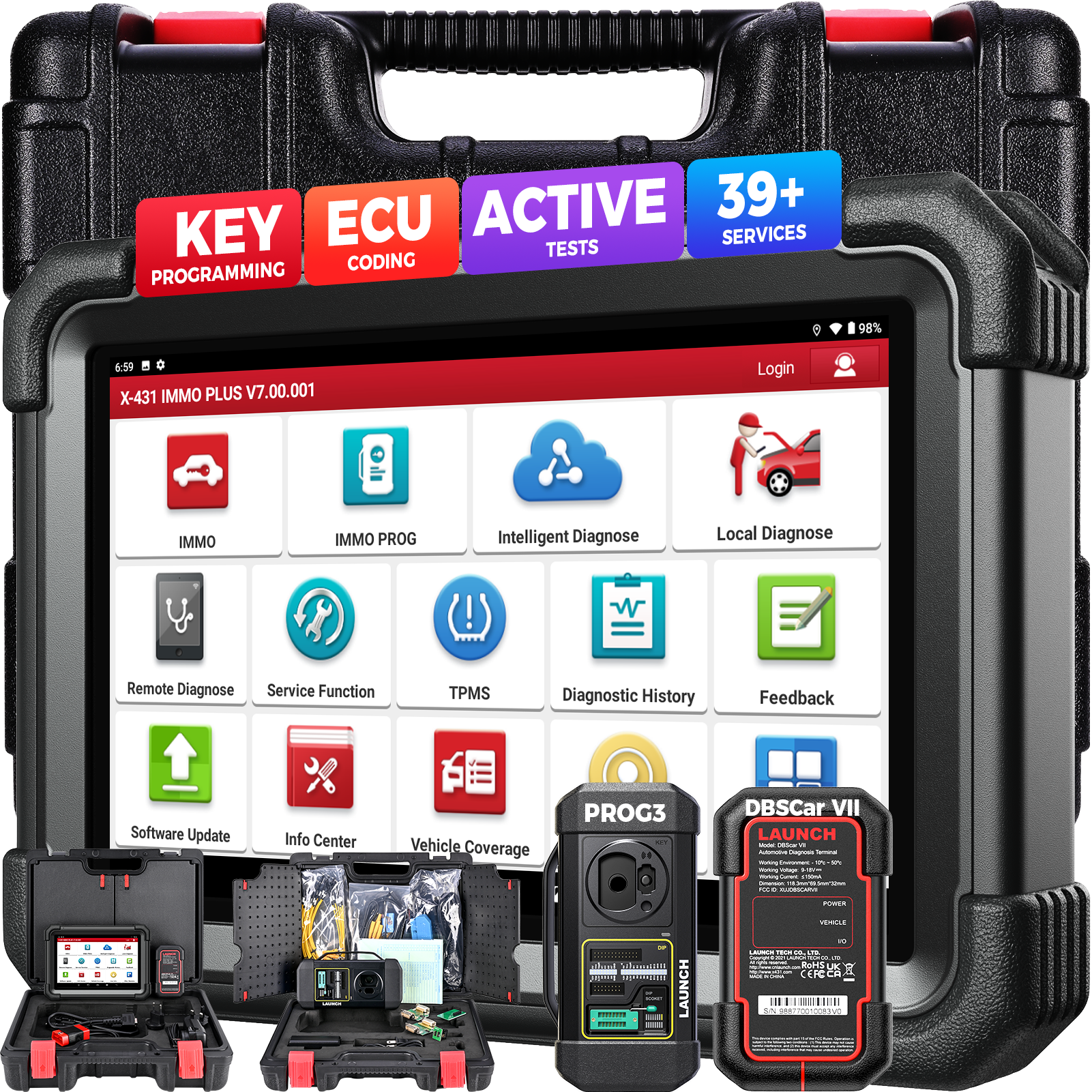Launch X431 IMMO Plus Key Fob Programming Tool