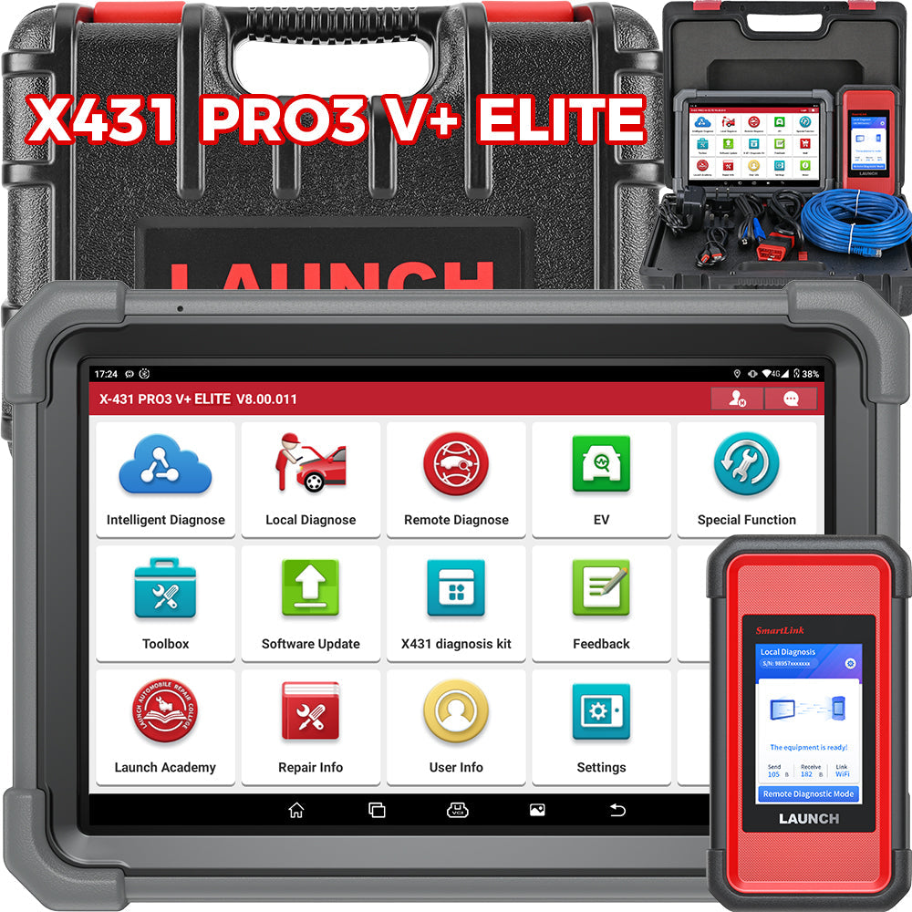 Launch X431 PRO3 V+ Elite Diagnostic Scanner J2534 Programming Main image