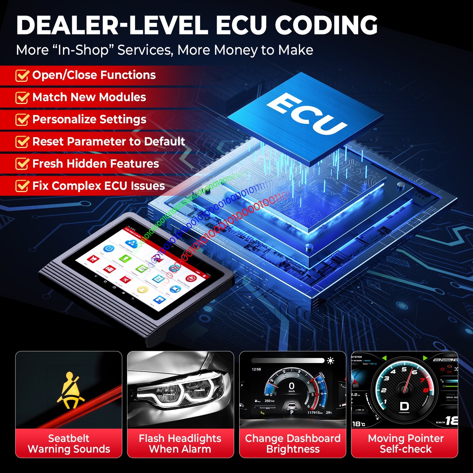 Launch X431 V+ 5.0 PRO3 Bidirectional OBD2 Diagnostic Scanner Secondary image