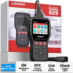 LAUNCH CR629 ABS SRS Scan Tool OBD2 Scanner with Active Test