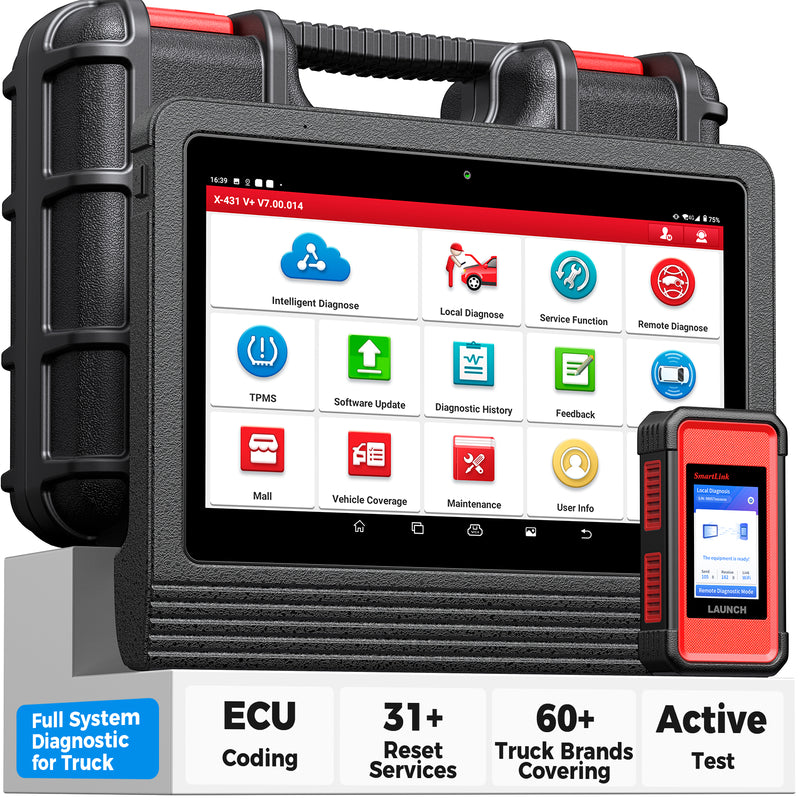 Launch X431 V+ 5.0 PRO3 with Smartlink C Heavy Duty Truck Diagnostic Scanner