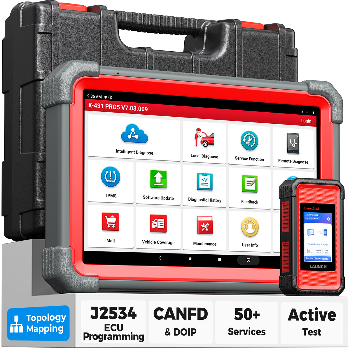 Launch X431 Pro5 ECU Programmer Diagnostic Scanner