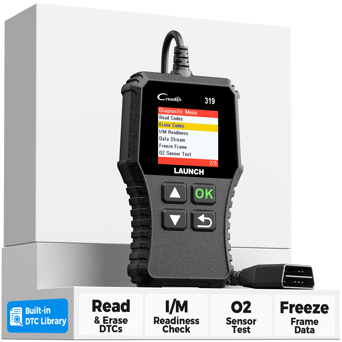 Launch CR319 Code Reader Main image