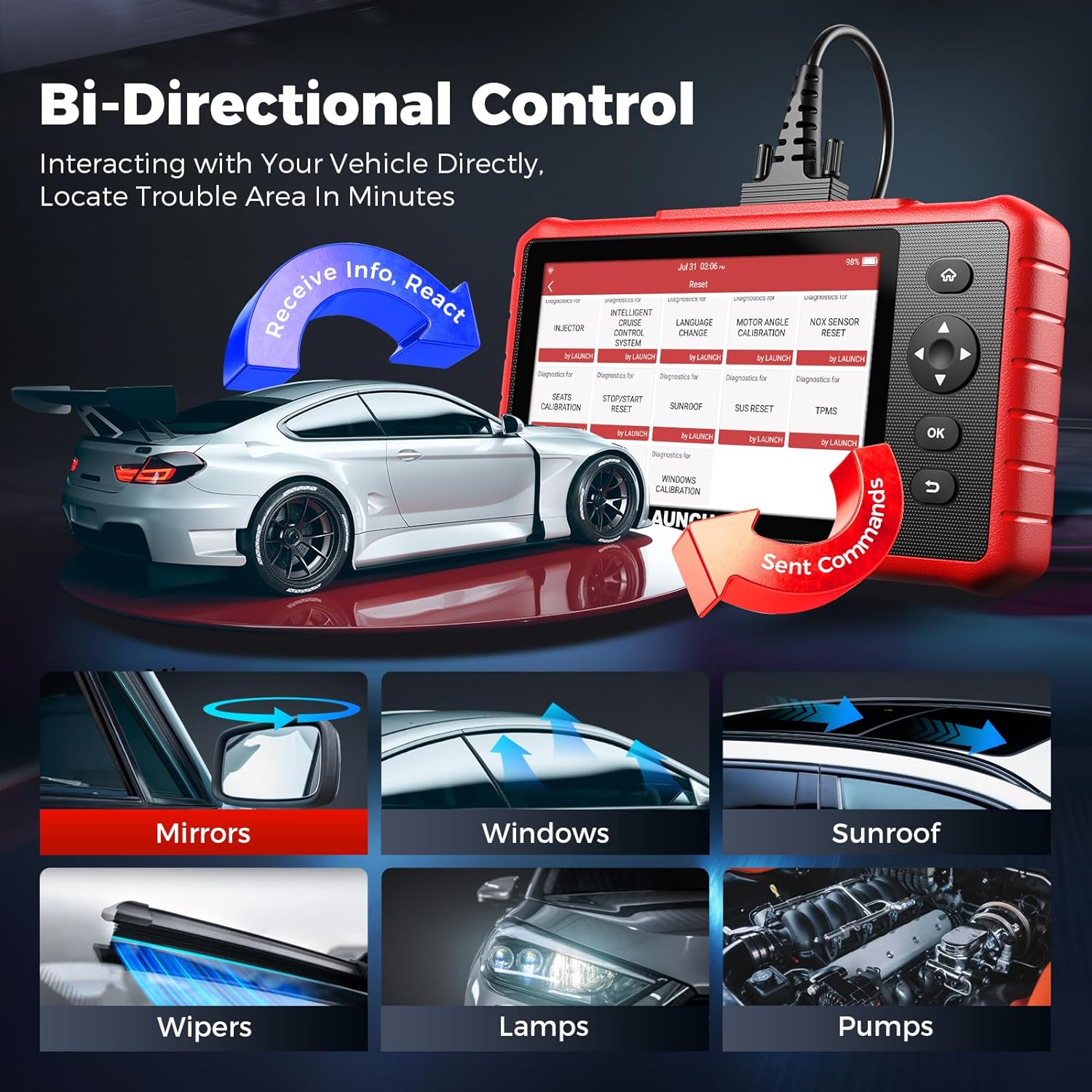 Launch X431 CRP919X Lite Bidirectional Scan Tool Secondary image