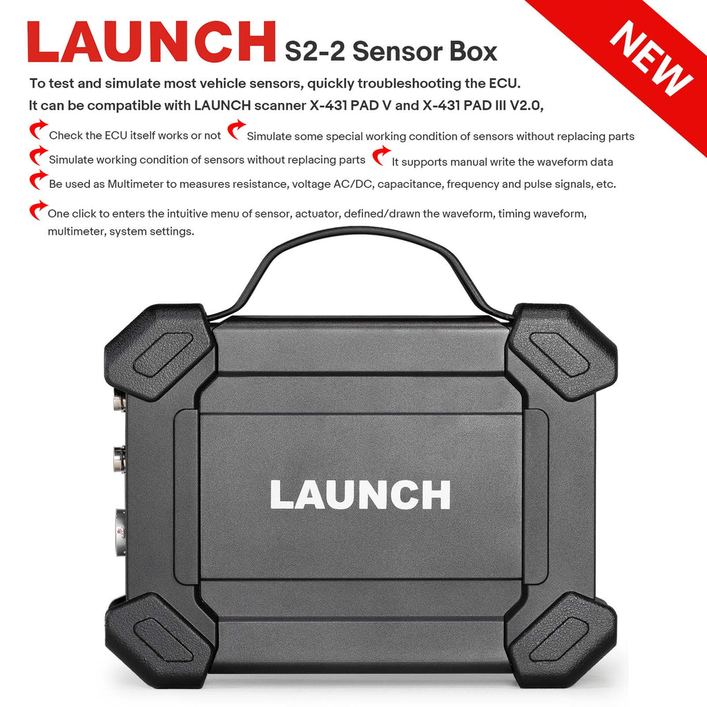 Launch X431 Sensorbox S2-2 DC USB Oscilloscope 2 Channel for X431 PAD V/PAD VII