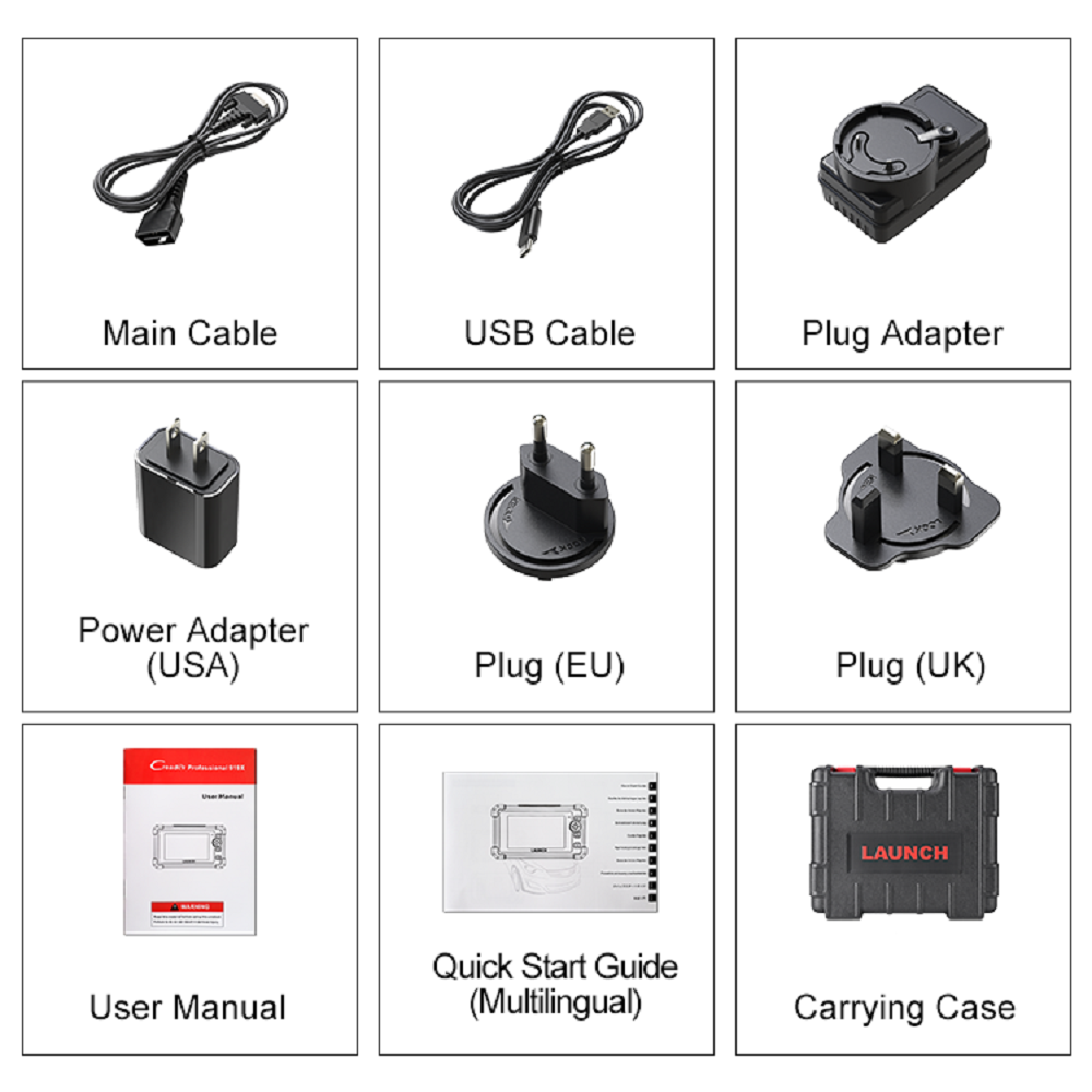 LAUNCH Scan Tool CRP919X Bi-Directional Scan Tool with 29+ Service Functions, All System Diagnostics Tool